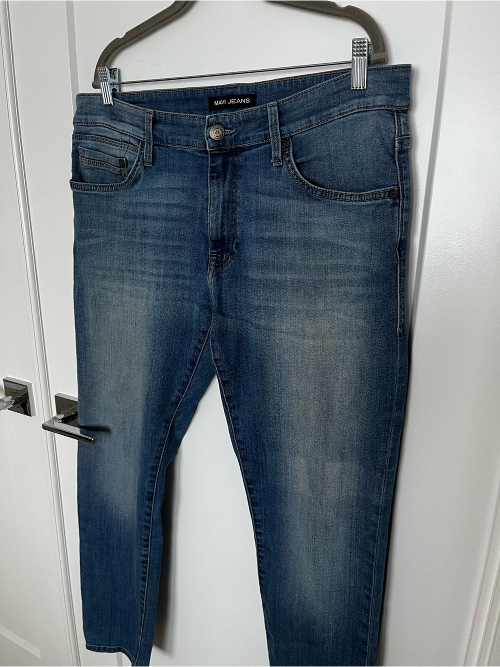 Mavi Men's Blue Slim Straight Jeans “Jake” 34x30